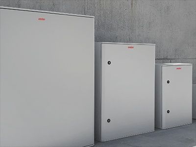 Skrzynka elektryczna rozdzielnia obudowa 60x40x23+ płyta montażowa metalowa