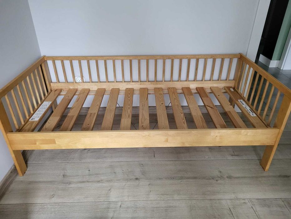 Łóżko dziecięce, drewniane, Ikea Sultan Lade 160x70