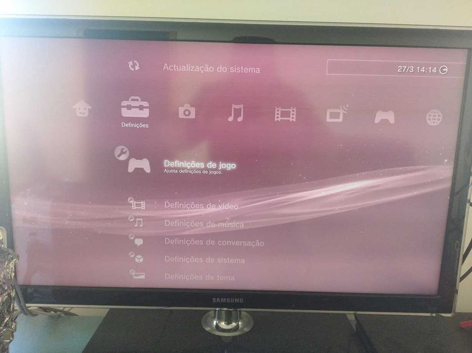 PS3 Fat (CECHC04) Retro compatível com PS1 e PS2