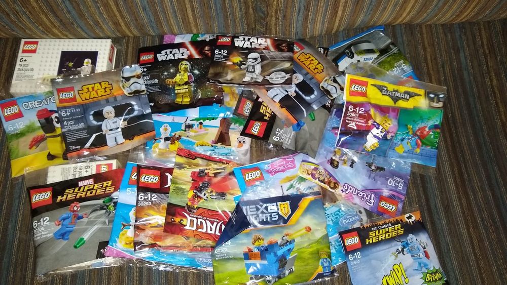 Lego Polybags (NOVOS e SELADOS) Vários Preços ver lista na descrição