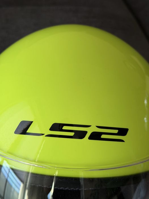 Kask motocyklowy Ls2 OF558 SPHERE Solid Yellow Fluo