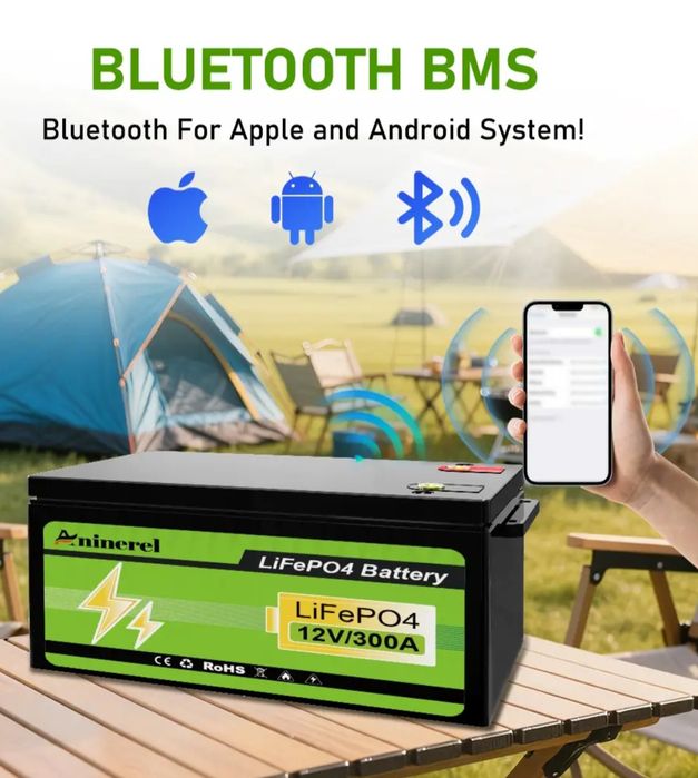 Акумулятор Aninerel (Anenji) 12 v 300Ah LiFe P04 Battery