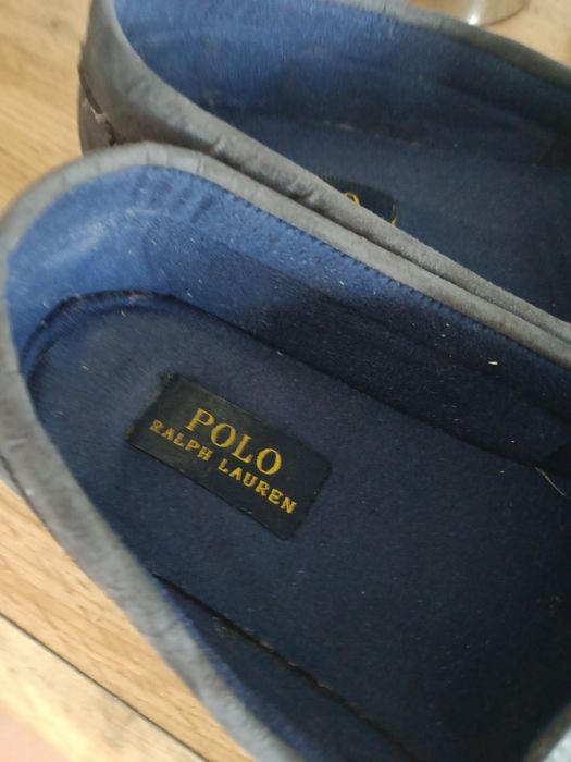 Mokasyny Polo Ralph Lauren 46 ocieplane szare