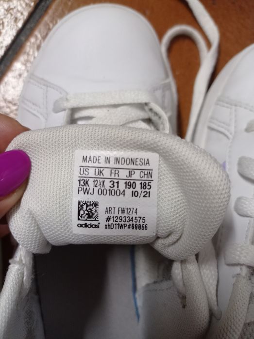 Ténis adidas Grand Court branco azul celeste criança