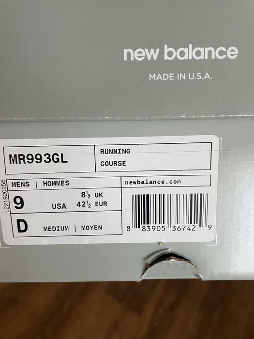 Продам кросівки New Balance 993 Made in USA