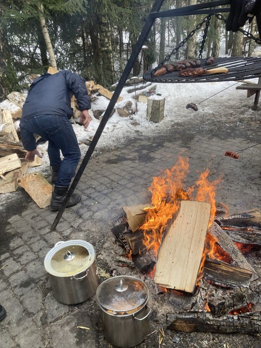 Kulig kuligi ognisko kielbaski