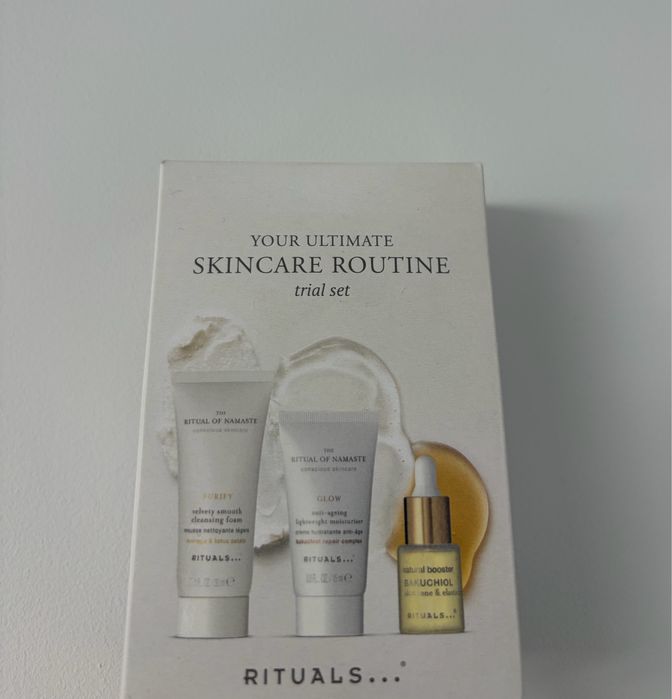 Rituals linia namaste glow zestaw do pielegnacji twarzy