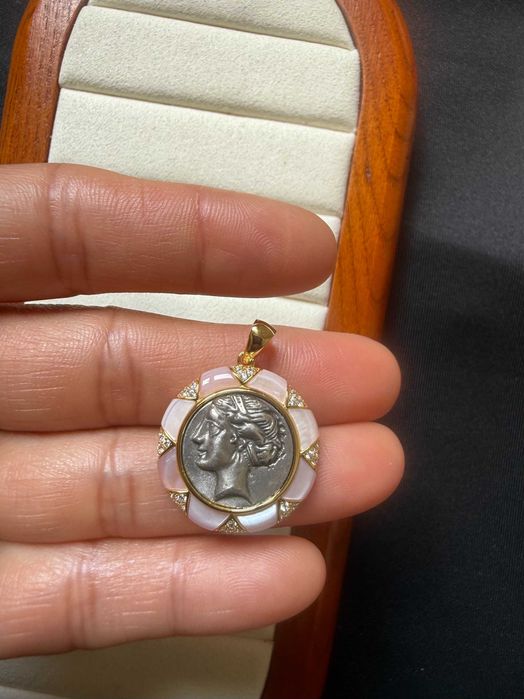 Pendentes em Prata 925 - Estilo Vintage e Moeda Antiga | Sterling Silver Pendants