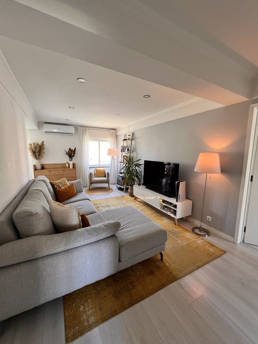 Sofá OK Sofas Impermeavel com chaise long