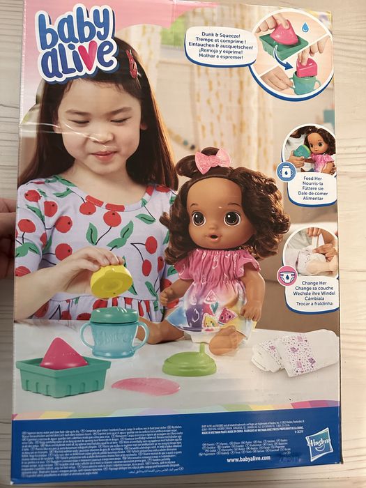 Кукла Baby Alive Fruity Sips Doll кудряшка Lemon