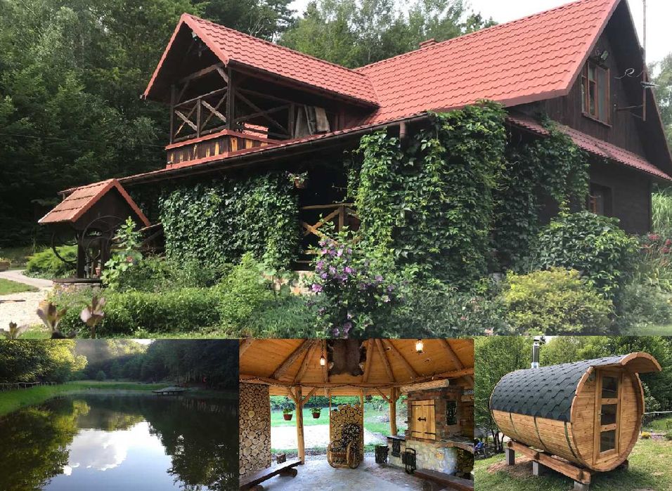 LAST MINUTE -20% LEŚNICZÓWKA domek sauna balia stawy w lesie!
