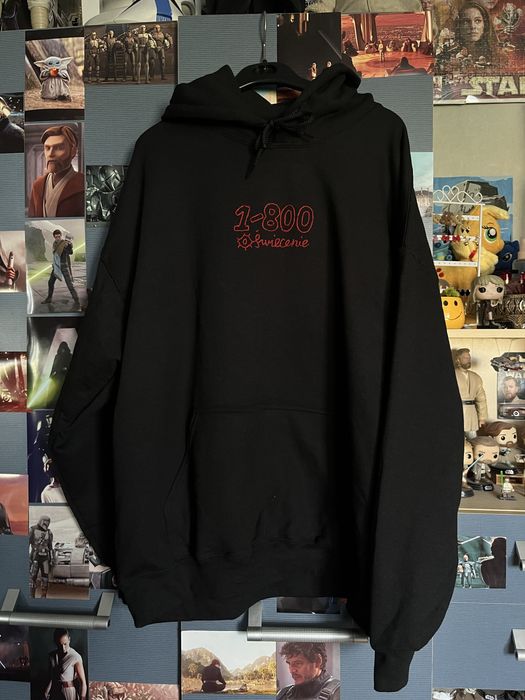 Czarna bluza z kapturem taco hemingway 1-800 oświecenie