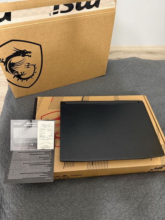 MSI GF66 RTX 3060 6GB VRAM 16GB RAM Intel i7 mocny gamingowy laptop