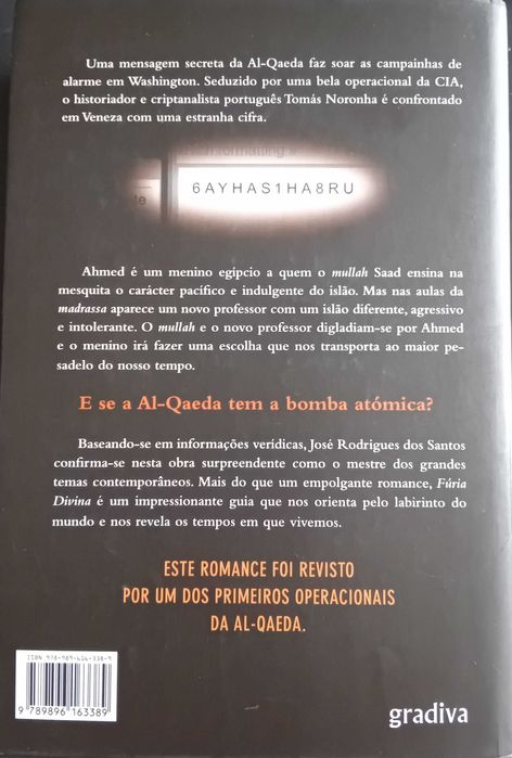 Livro "Fúria Divina"