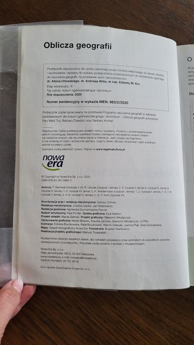 Oblicza Geografii 2 podręcznik dla liceum i technikum
