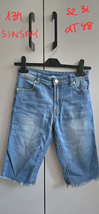 134 Sinsay spodenki krótkie jeans
