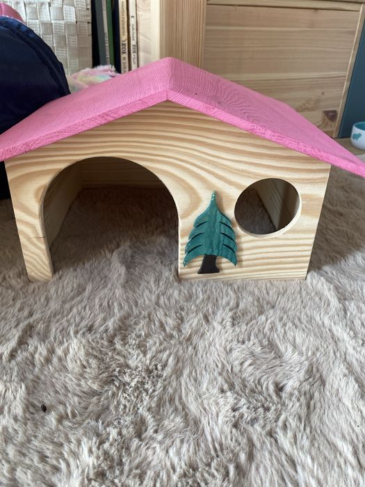 Domek dla królika drewniany