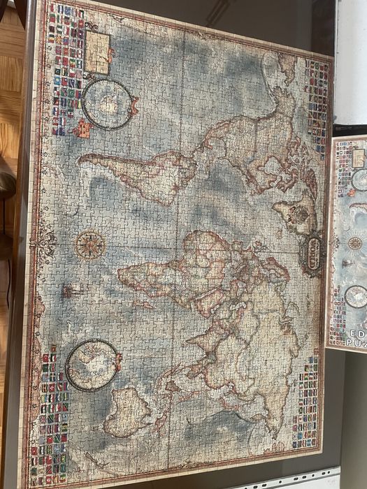 Puzzle Mapa Mundi Educa 1500 peças