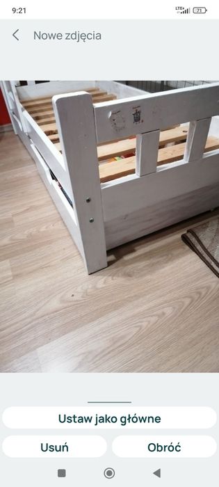 Łóżko młodzieżowe sosna