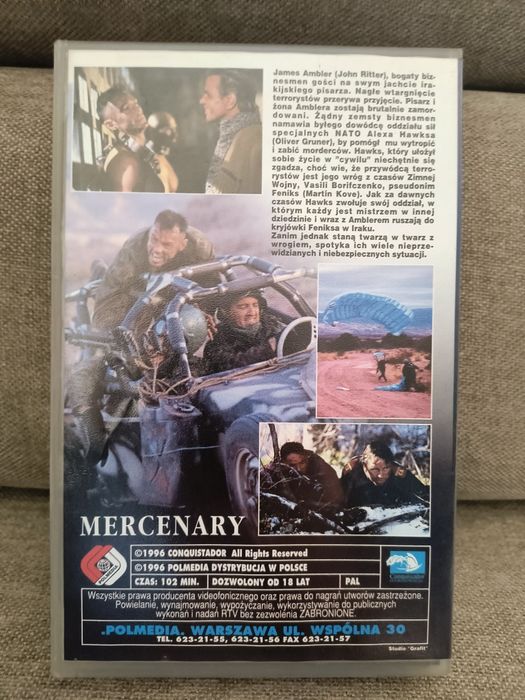 Najemnik kaseta vhs