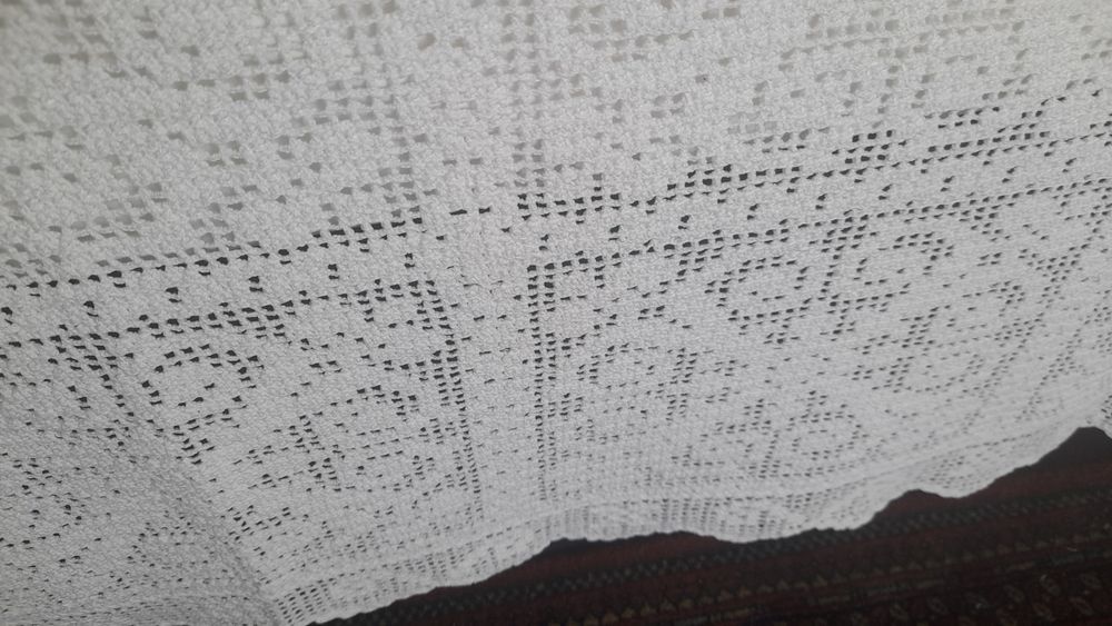 Colcha de renda branca