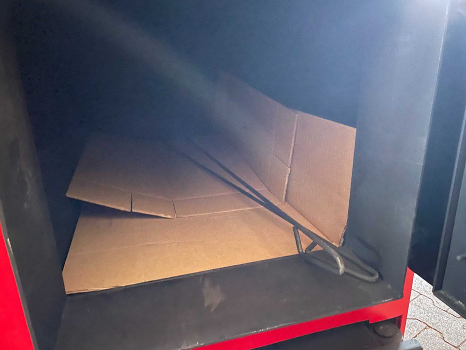 Piec na słomę i drewno TERMOMONT kocioł CO z płaszczem wodnym BTK 65kW