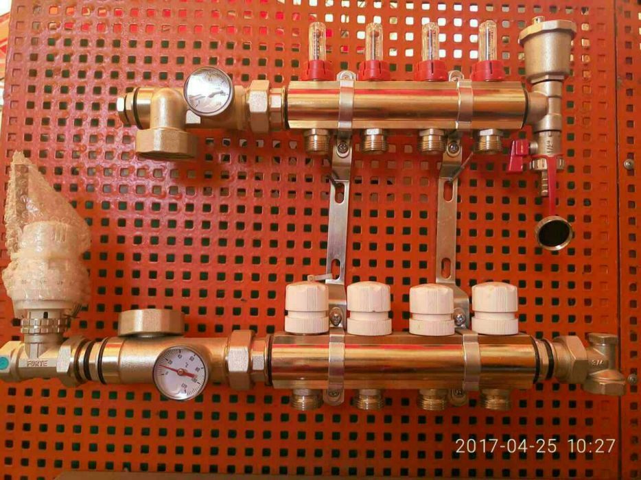 АКЦИЯ!Коллектор теплого пола. Гребенка теплого пола. Тёплый пол труба