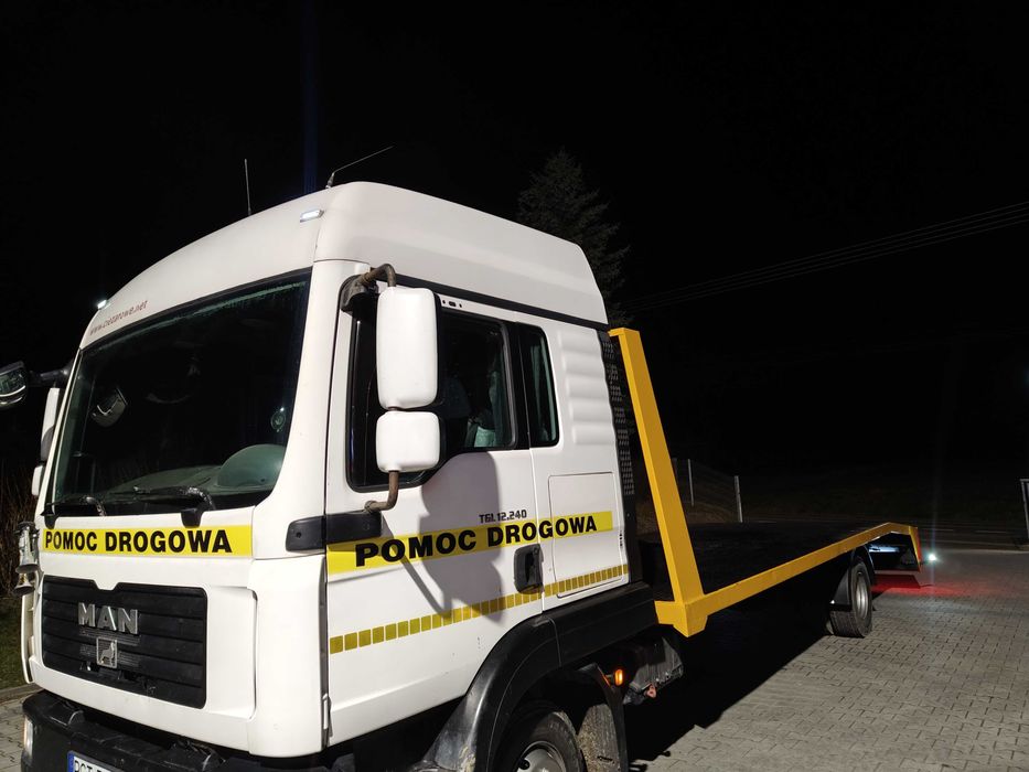 Man Pomoc Drogowa Laweta Autolaweta Nowa Wyciągarka Winch Uciąg 11 Ton
