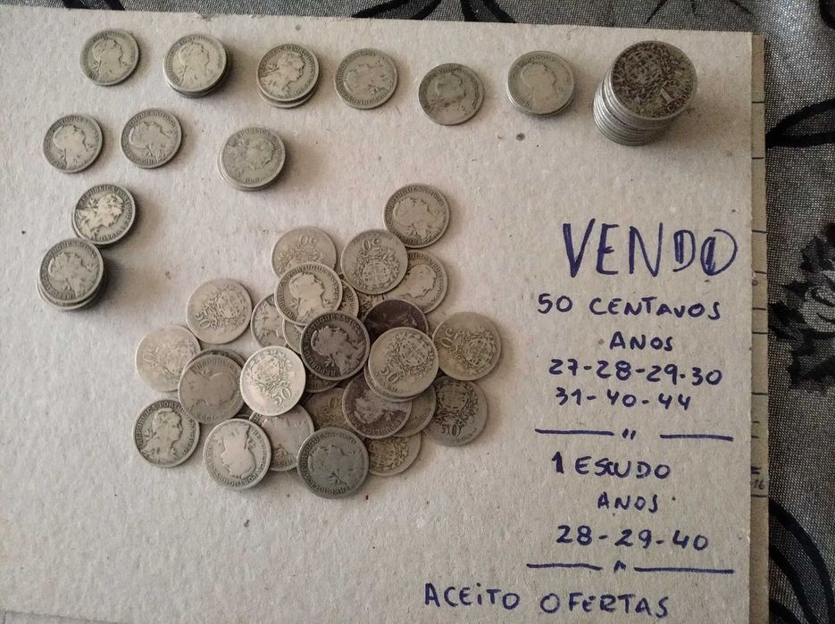 MOEADAS PORTUGUESAS E ESTRANJEIRAS