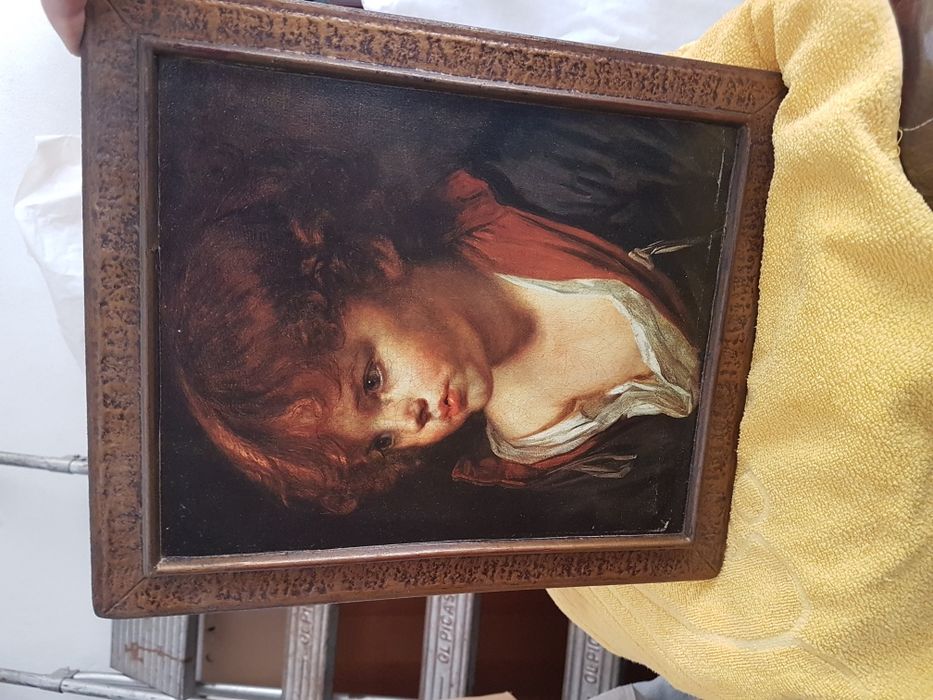 Quadro antigo. 30 cm × 35 cm. DISPONIVEL!