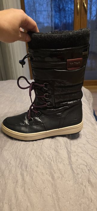 Śniegowce damskie Tom Tailor czerne