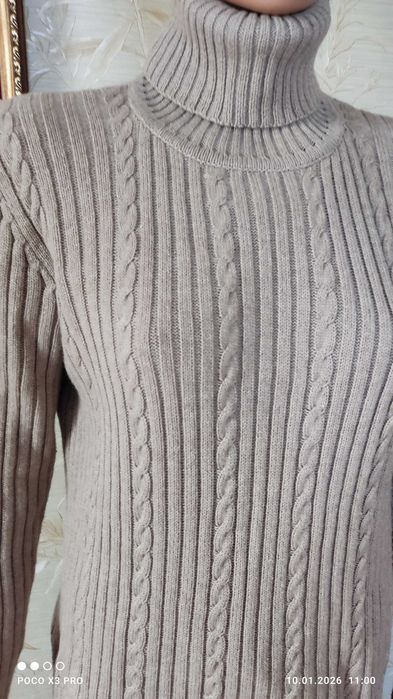 Джемпер женский меринос с кашемиром. Новый.