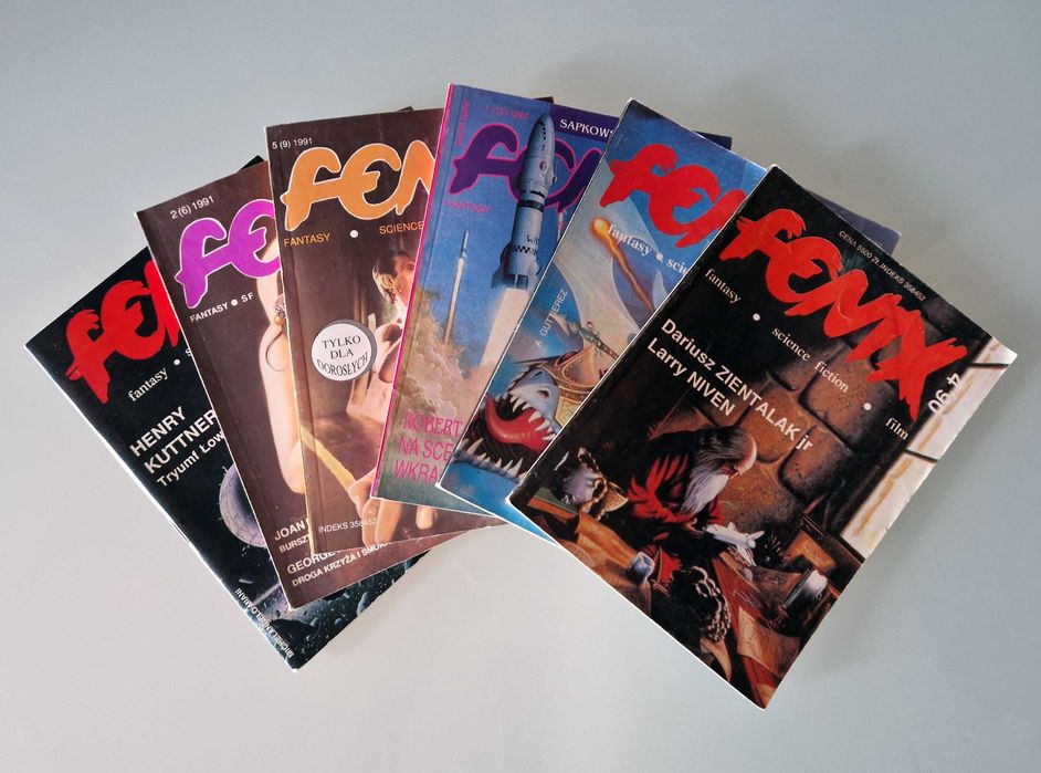 Miesięcznik Fenix (fantasy, science fiction, film / horror) 9 zeszytów