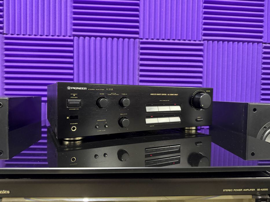 ‼️ Pioneer A-351R – Wzmacniacz Stereo Hi-Fi z Wejściem Phono, Regulacją Barwy Dźwięku i Dynamicznym Brzmieniem | Audio Room
