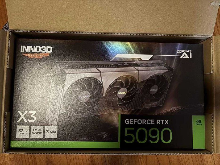 Inno3D Geforce RTX 5090 32GB x3 Karta Graficzna nVidia DLSS4 - nowa!!!
