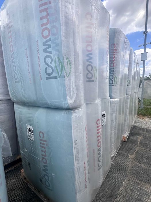 Wełna mineralna  szklana Climowool 039 10cm 100mm