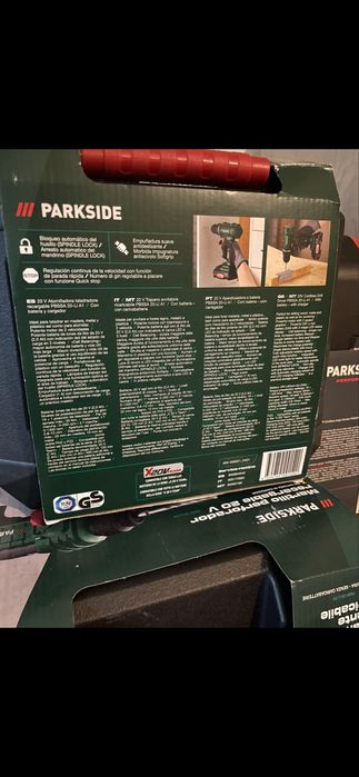 Aparafusafora 20v Parkside com carregador e bateria