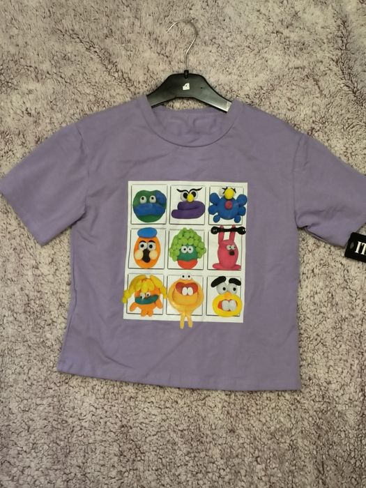 Koszulka fioletowa 164