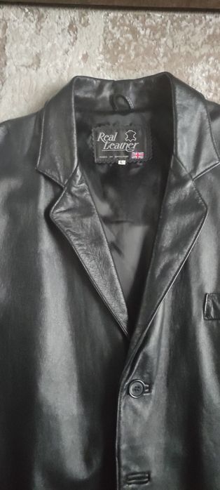 Шкіряний піджак- куртка