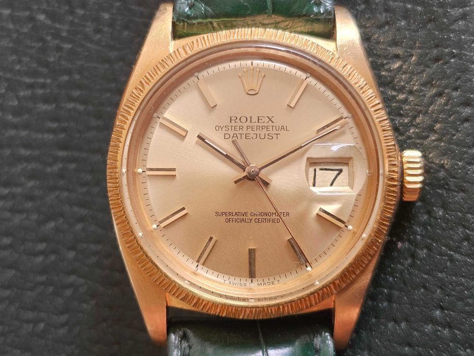 Złoty Rolex Datejust lite złoto 18K zegarek z 1971 roku