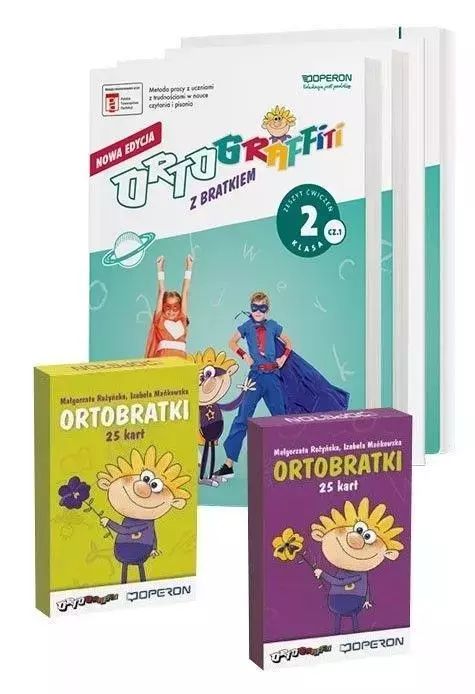 Kpl. pomocy dydaktycznych dla 2 kl SP w.2022. Operon. Nowy Produkt