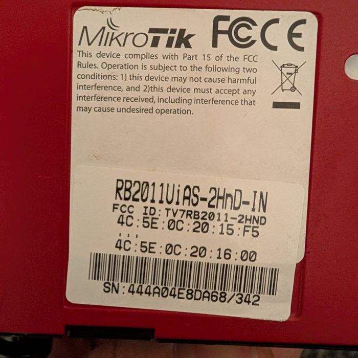 Роутер mikrotik rb2011uias-2hnd-in