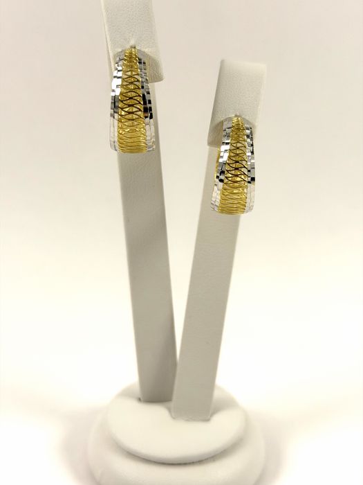 Złote kolczyki 2 cm