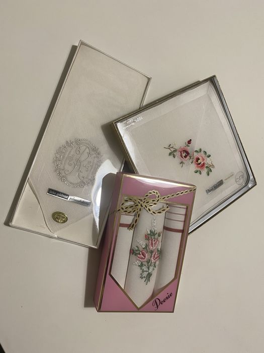 Батистові носові хустинки  ручноі роботи Німеччина. Подарунок