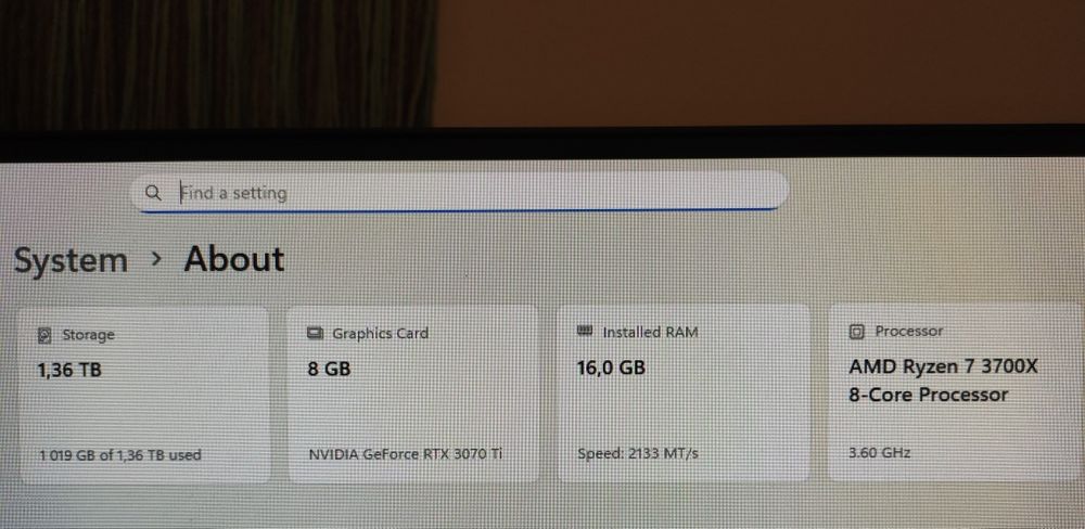 Vendo PC Rtx 3070ti