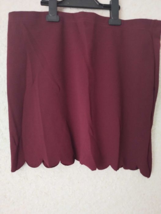 Fioletowa spódnica spódniczka dopasowana xl XXL