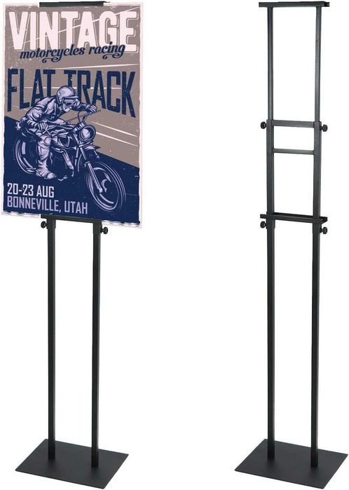 Stojak Dwustronny na znaki, plakatyregulowany 120-210cm
