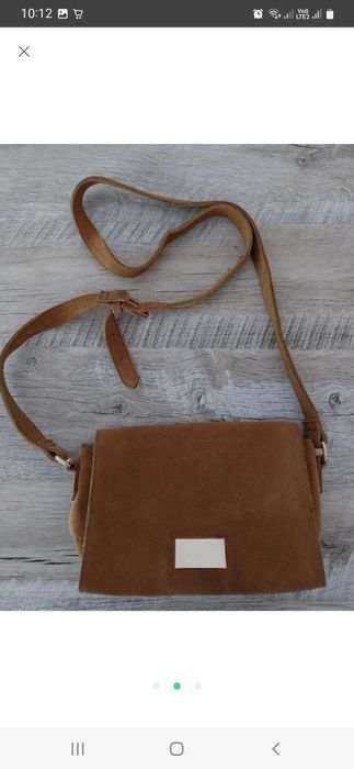 Замшева сумочка Zara