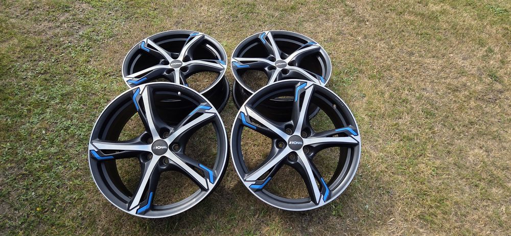 Felgi Ronal 19 5x108 Ford Focus Mondeo MK4 MK5 Kuga C-MAX Volvo S60 V60 S90 V90 XC40 XC60 Jaguar XE XF Range Rover Evoque Peugeot 3008 5008 Citroën C5