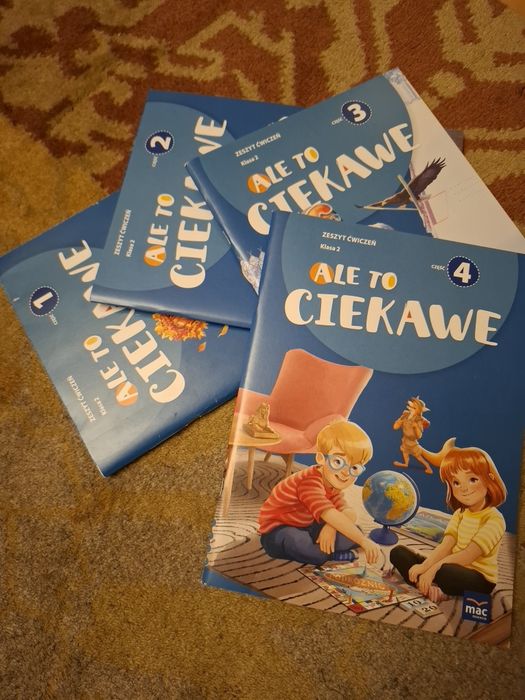 Zestaw zeszytów ćwiczeń „Ale to ciekawe” klasa 2 (części 1–4) – MAC Edukacja